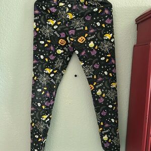Place Kids Halloween Leggings - Black, Purple, Yellow